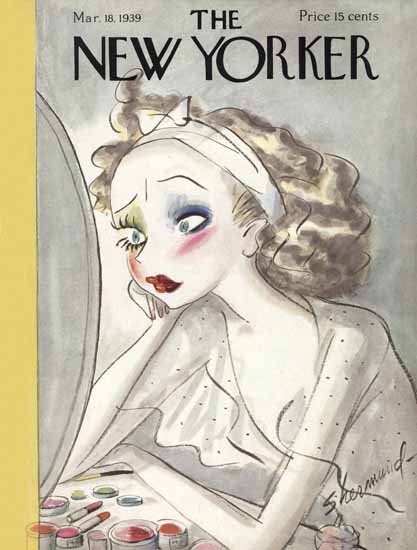 Barbara Shermund The New Yorker 1939_03_18 Copyright | The New Yorker Graphic Art Covers 1925-1945