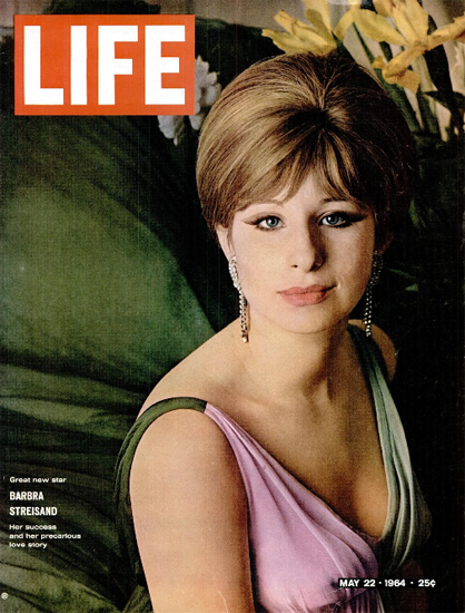 Barbara Streisand her Love Story 22 May 1964 Copyright Life Magazine | Life Magazine Color Photo Covers 1937-1970