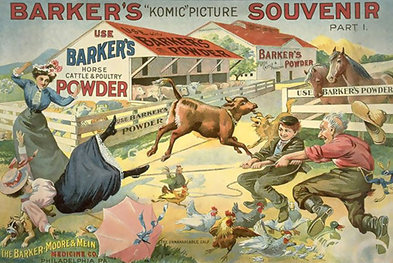 Barkers Powder Medicine | Vintage Ad and Cover Art 1891-1970