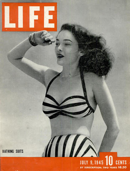 Bathing Suits 9 Jul 1945 Copyright Life Magazine | Life Magazine BW Photo Covers 1936-1970