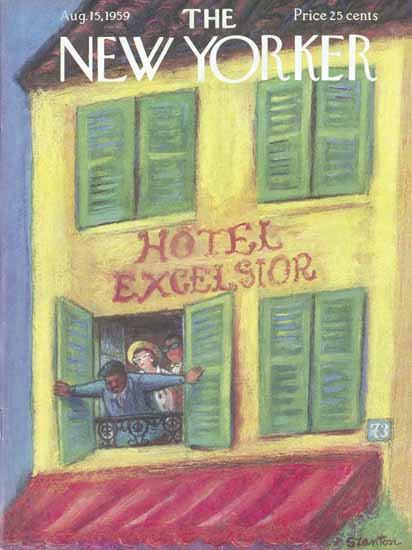 Beatrice Szanton The New Yorker 1959_08_15 Copyright | The New Yorker Graphic Art Covers 1946-1970