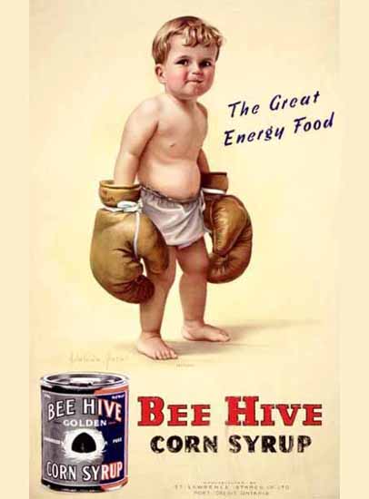 Bee Hive Corn Syrup Ad | Vintage Ad and Cover Art 1891-1970