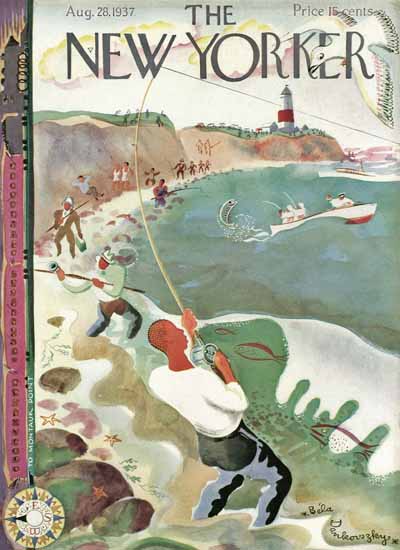 Bela Dankovszky The New Yorker 1937_08_28 Copyright | The New Yorker Graphic Art Covers 1925-1945