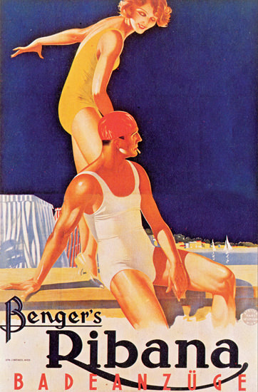 Bengers Ribana Badeanzuege Swim Suits 1932 | Sex Appeal Vintage Ads and Covers 1891-1970