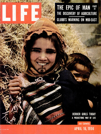 Berber Girls today 16 Apr 1956 Copyright Life Magazine | Life Magazine Color Photo Covers 1937-1970