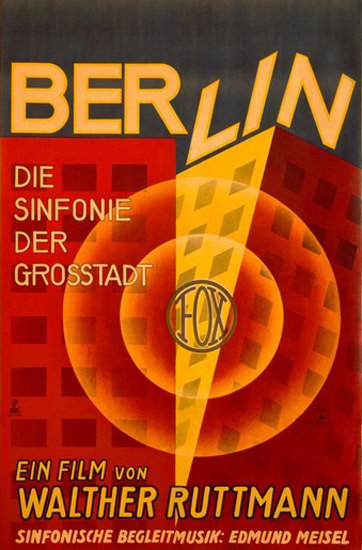 Berlin Symphonie Der Grosstadt Fox Film | Vintage Ad and Cover Art 1891-1970