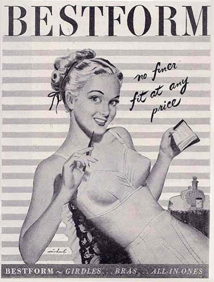 vintage girdle ad