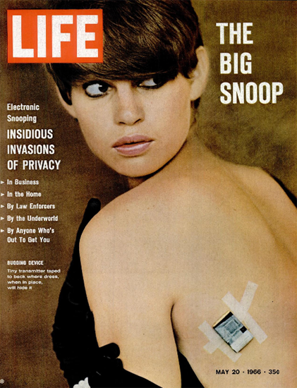 Big Snoop Bugging Device 20 May 1966 Copyright Life Magazine | Life Magazine Color Photo Covers 1937-1970