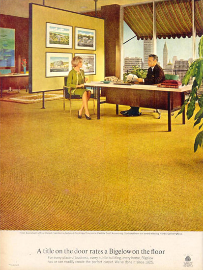 Bigelow Floor 1966 | Vintage Ad and Cover Art 1891-1970