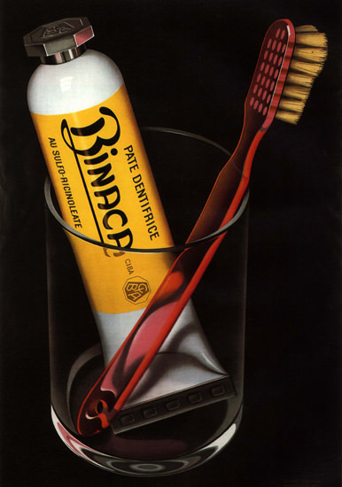 Binaca Pate Dentifrice Switzerland Schweiz Suisse | Vintage Ad and Cover Art 1891-1970