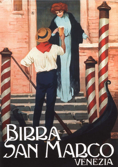 Birra San Marco Venezia Italy Italia Beer | Sex Appeal Vintage Ads and Covers 1891-1970