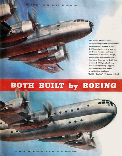 Boeing B-17 B-29 1940s | Vintage War Propaganda Posters 1891-1970