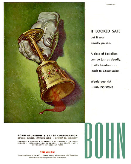 Bohn Aluminum Co Poison | Vintage War Propaganda Posters 1891-1970