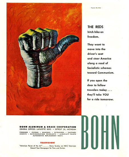 Bohn Aluminum Co The Reds | Vintage War Propaganda Posters 1891-1970