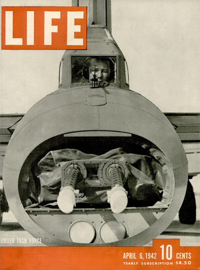 Bomber Task Force 6 Apr 1942 Copyright Life Magazine | Life Magazine BW Photo Covers 1936-1970