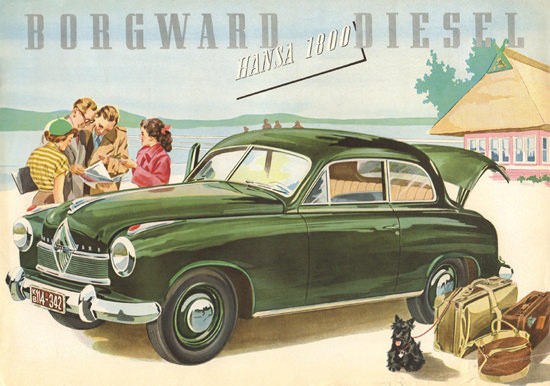 Borgward Hansa 1800 Diesel 1953 | Vintage Cars 1891-1970