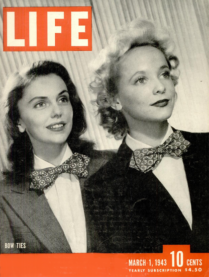 Bow Ties 1 Mar 1943 Copyright Life Magazine | Life Magazine BW Photo Covers 1936-1970