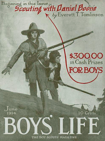 Boys Life June 1914 Norman Rockwell | 400 Norman Rockwell Magazine Covers 1913-1963