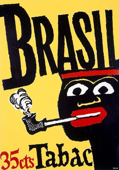 Brasil Tabac 35 cts Moor | Vintage Ad and Cover Art 1891-1970