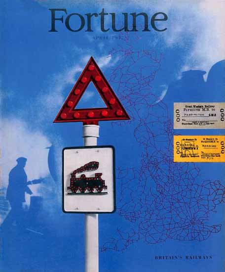 Britains Railways Fortune Magazine April 1947 Copyright | Fortune Magazine Graphic Art Covers 1930-1959