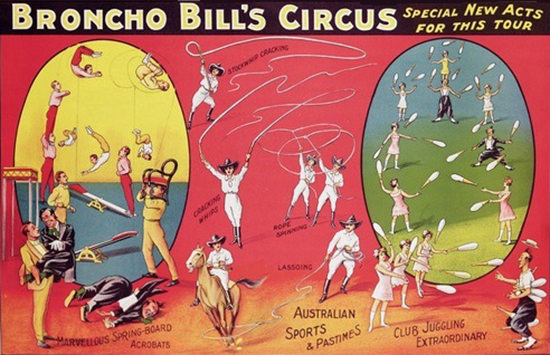 Broncho Bills Circus | Vintage Ad and Cover Art 1891-1970