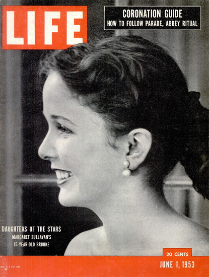 Brooke Sullavan 1 Jun 1953 Copyright Life Magazine | Life Magazine BW Photo Covers 1936-1970