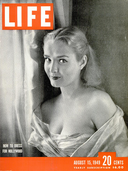 Brynn Noring in Hollywood 15 Aug 1949 Copyright Life Magazine | Life Magazine BW Photo Covers 1936-1970