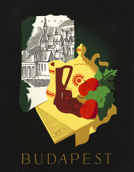 Budapest 1936 | Vintage Travel Posters 1891-1970