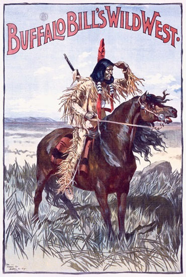 Buffalo Bills Wild West Native American | Vintage Ad and Cover Art 1891-1970