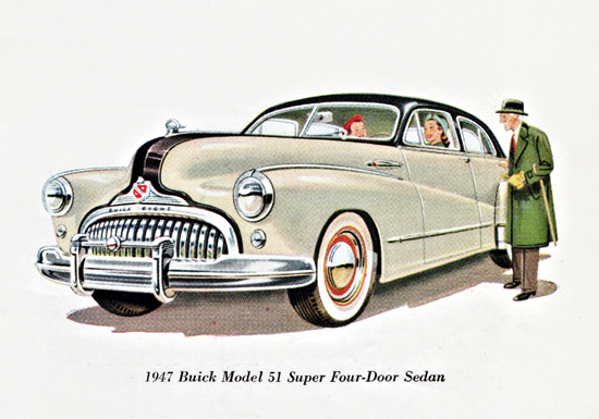 Buick 51 Super Sedan 1947 Body By Fisher | Vintage Cars 1891-1970