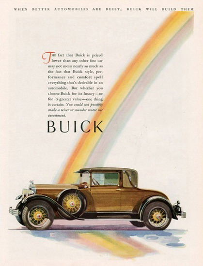 Buick Better Automobiles Rainbow | Vintage Cars 1891-1970