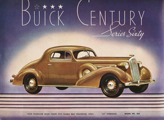 Buick Century Series Sixty Sport Coupe 1936 | Vintage Cars 1891-1970