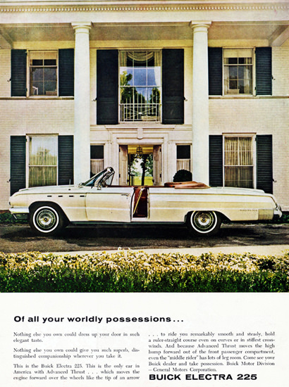 Buick Electra 225 Convertible 1962 Possessions | Vintage Cars 1891-1970