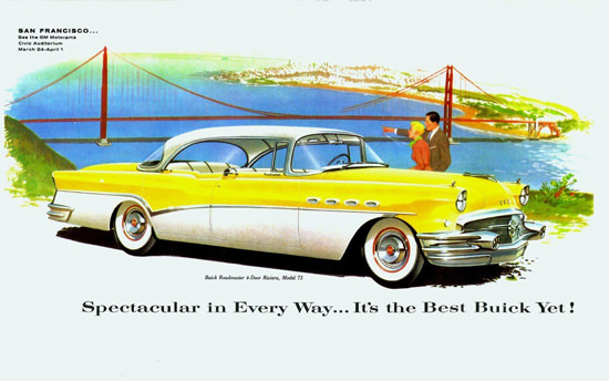 Buick Roadmaster Riviera 1956 Golden Gate | Vintage Cars 1891-1970