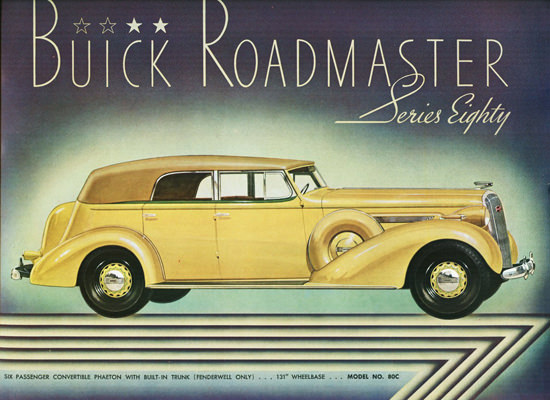 Buick Roadmaster Series Eighty Phaeton 1936 | Vintage Cars 1891-1970