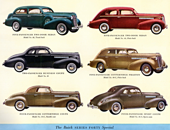 Buick Series Forty Special 1937 | Vintage Cars 1891-1970