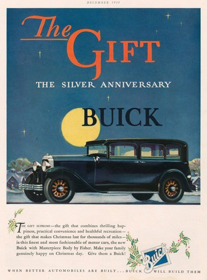 Buick The Gift Silver Anniversary Night Sky Moon | Vintage Cars 1891-1970