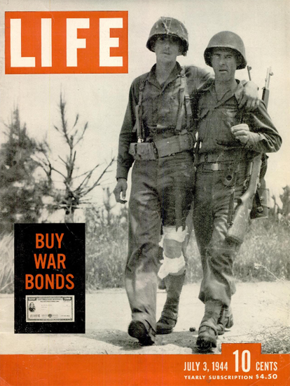 Buy War Bonds 3 Jul 1944 Copyright Life Magazine | Life Magazine BW Photo Covers 1936-1970