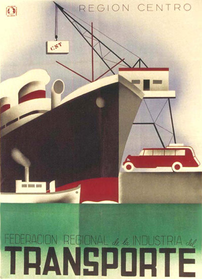 CNT Federation Transporte Spain Espana Sea | Vintage Ad and Cover Art 1891-1970