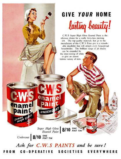 CWS Enamel Paint | Sex Appeal Vintage Ads and Covers 1891-1970