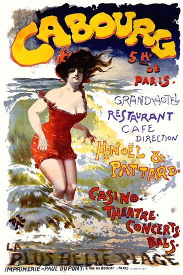 Cabourg La Plus Belle Plage Casino De Paleologue | Sex Appeal Vintage Ads and Covers 1891-1970