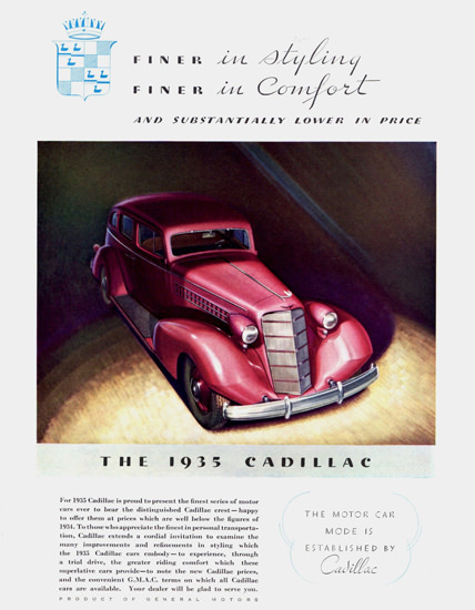 Cadillac Five Passenger Sedan 1935 | Vintage Cars 1891-1970