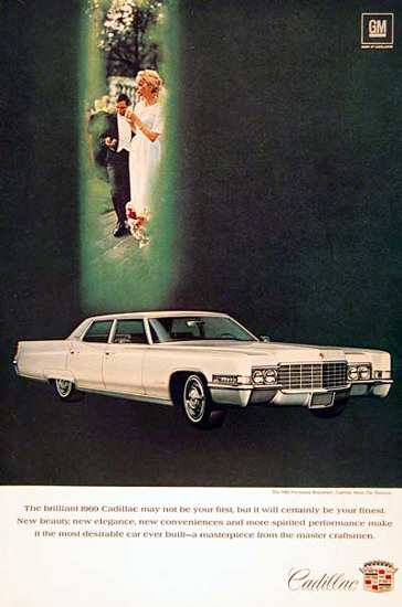 Cadillac Fleetwood 1969 White Wedding | Vintage Cars 1891-1970