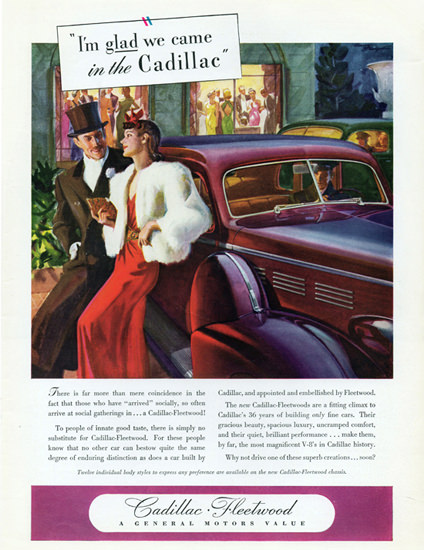 Cadillac Fleetwood Glad 1938 by Maryse Baumgartner | Vintage Cars 1891-1970