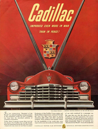 Cadillac For Two Generations 1946 | Vintage Cars 1891-1970