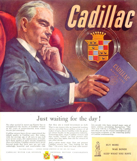 Cadillac Just Waiting For The Day 1945 | Vintage Cars 1891-1970