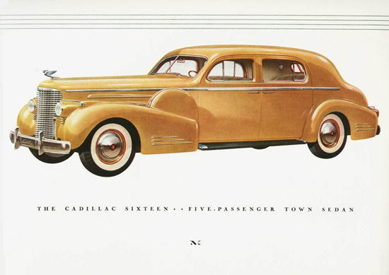 Cadillac Sixteen 5 Passenger Town Sedan 1938 | Vintage Cars 1891-1970