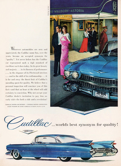 Cadillac Sixty Two Coupe 1959 Waldorf Astoria | Vintage Cars 1891-1970