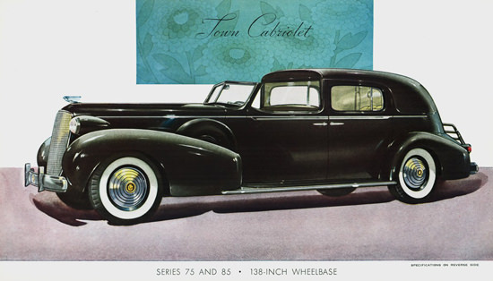 Cadillac Town Cabriolet 1937 | Vintage Cars 1891-1970