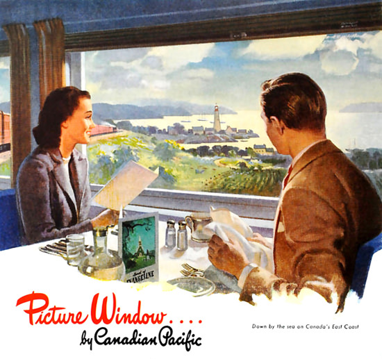 Canadian Pacific Picture Windows 1946 | Vintage Travel Posters 1891-1970